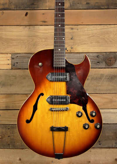 Gibson 1962 ES-125 Hollowbody Guitar Sunburst w /  Case "Good Condition"