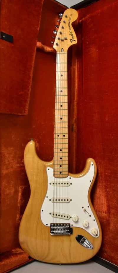 1975 Fender Stratocaster Natural w / OHSC