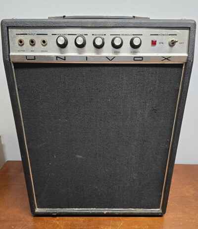 Vintage Univox Combo Solid State Amplifier with Reverb & Tremolo