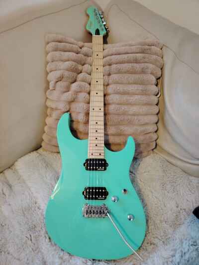 Vintage V6M24 Ventura Green Electric Guitar