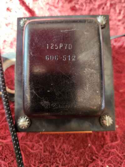 1965 FENDER ELECTRIC 125P7D BASSMAN GUITAR AMP POWER TRANSFORMER 606512