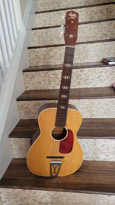 1960s Vintage Harmony Stella H-927 Parlor Guitar