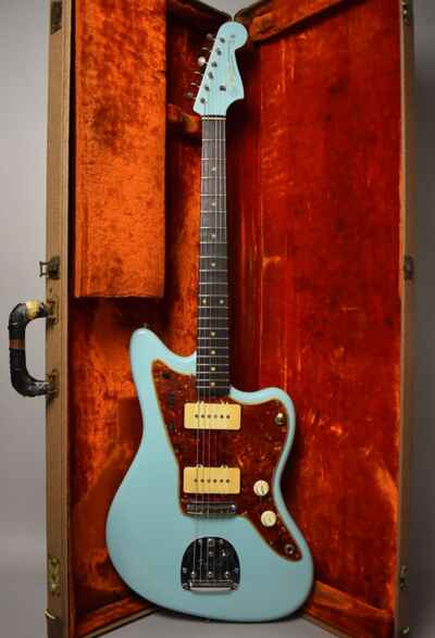 1960 Fender Jazzmaster Daphne Blue Refin Pre-CBS w / OHSC