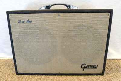 Clean! Vintage 1962 Gretsch 6159 Dual Bass Guitar Accordion 35W 212 Tube Amp