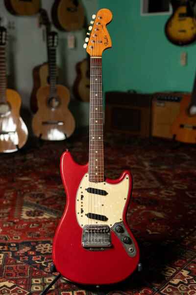 1966 Fender Mustang Dakota Red Vintage Guitar w / HSC