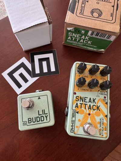 Malekko Sneak Attack Analog VCA Effects Pedal W /  Lil Buddy Tap Tempo