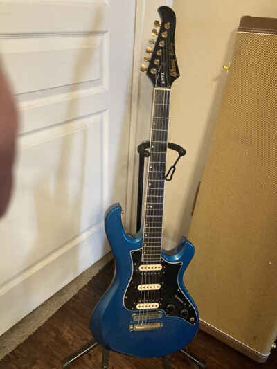 1982 Gibson Victory guitar.  Rare Blue Finish. Nice Condition.