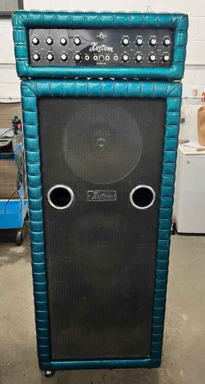 Vintage Kustom Amplifier Rig Bass or Guitar Amp Cascade