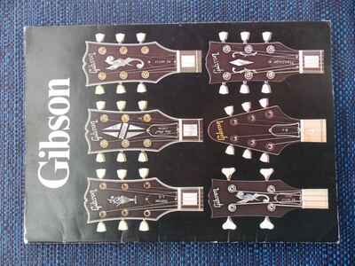 gibson guitar catalog and price list  1970s