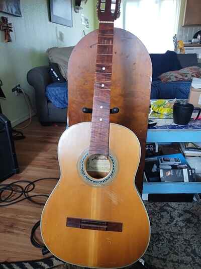 maruha acoustic guitar vintage 70s