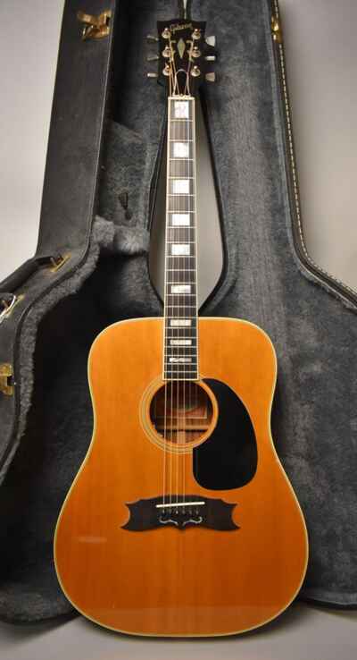 1973 Gibson Heritage Custom Acoustic Natural w / HSC