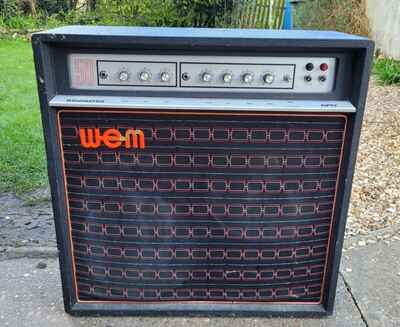 Rare 1970s WEM Dominator 50 electric guitar amp Amplifier 2x12