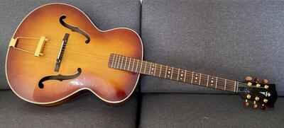 Hofner Senator brunette 1963 REPAIRED vintage archtop acoustic guitar