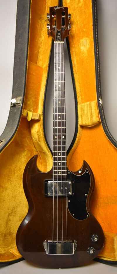 1971 Gibson EB-0 Bass Walnut w / OHSC