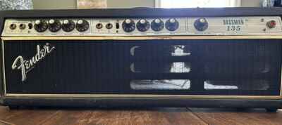 1980 Fender Bassman 135 Blackface Vintage Tube Guitar Amp Head
