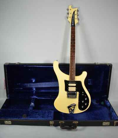 1974 Rickenbacker 480 / 483 White Finish Electric Guitar w / OHSC