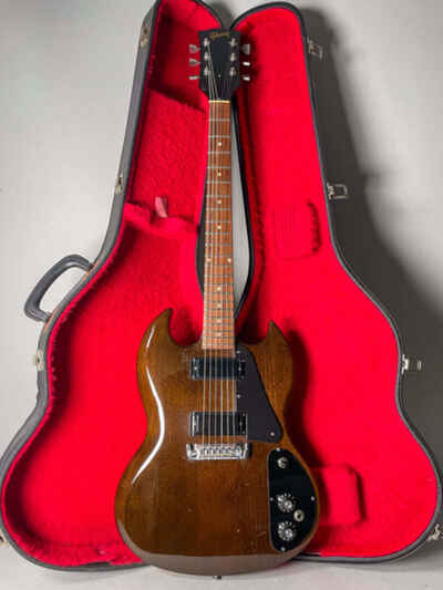 Circa 1972 Gibson SG II Walnut Finish w / OHSC