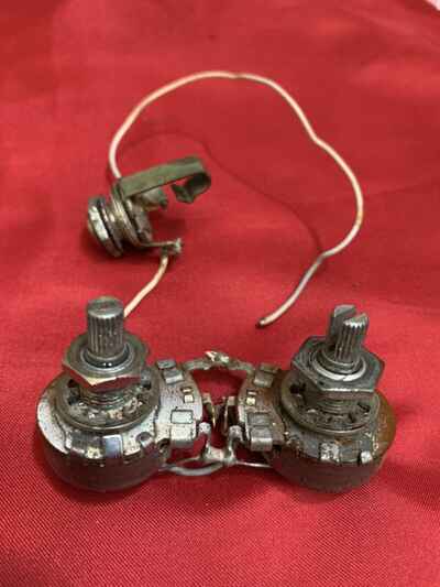 1966 Stackpole Guitar Pots Wiring Harness MOSRITE Parts