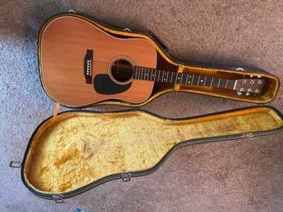 1973 Martin Co. D-28 well cared for, aged naturally, original Grover Rotomatics.