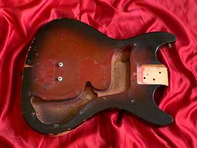 Vintage 1965 USA  Kay Vanguard Electric Guitar Body Project