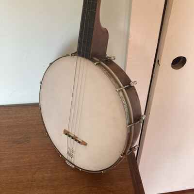 Antique 4 String Banjo. Looks To Be Hand Made.