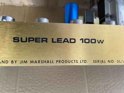 MARSHALL Super Lead MKII JMP 100W CHASSIS year 1976