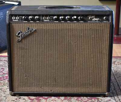 1964 Fender Pro 1x15" Combo Amplifier Pre-CBS Black