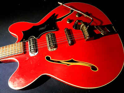 60er Framus JMS  5 / 113 Atlantik rare rote Flattop El Jazzguitar+Bigsby -Tausch?