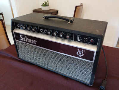 Vintage 1960s Selmer Treble N Bass 50 MKIII MK3 Valve Guitar Amplifier