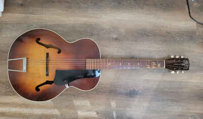 Silvertone N-1 Archtop acoustic guitar GREAT SHAPE, Sears purchased Jan 10, 1954