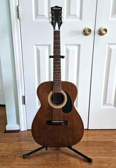 Vintage Harmony Acoustic Guitar - Model H165