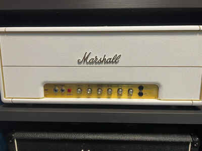 Marshall JMP 2204 Master Model Mk2 Lead 50-Watt Guitar Amp Head 1977 - White