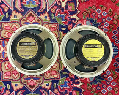 Celestion G12H T1234 - 1976 - Blackbacks Pair