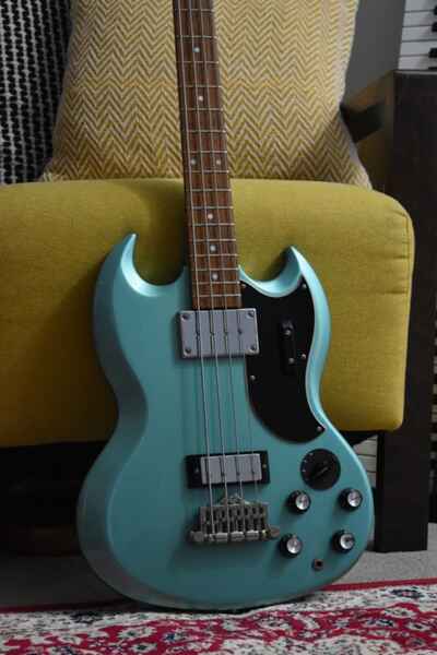 Rare 2000 Epiphone Japan Elite ?60s EB-3 Bass Pelham Blue, Pre-Elitist, FujiGen,