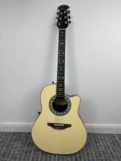 Ovation 1862 Custom Balladeer Electro Acoustic Vintage Guitar With Original Case