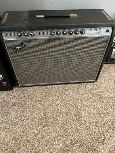 Fender Pro reverb Original 1968 Mint /  JBLs, Padded Cover, ATA Case