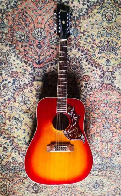 1970 Ibanez 684 12 string acoustic guitar, MIJ