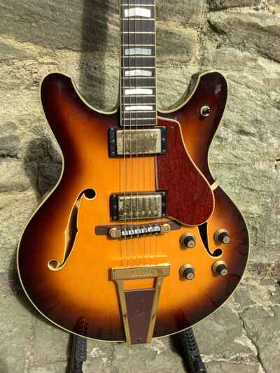 Yamaha SA-90, Semiacoustic Guitar, Sunburst, 1974