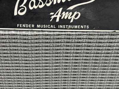 1965 Blackface Fender Bassman non-original amplifier