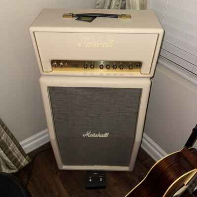 Rare Marshall Origin 20w Amp Marshall Origin 2x12 Cab Half Stack Cream Tolex