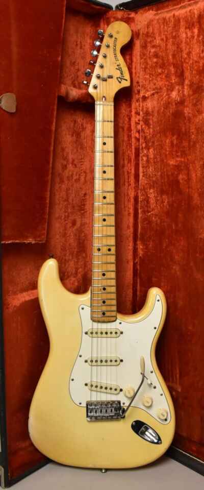 1974 Fender Stratocaster Olympic White w / OHSC