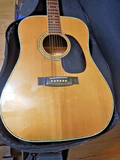 Lyle  /  Matsumoku L-22 Guitar, Copy of Martin D45, Dreadnought, mid