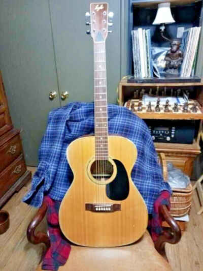 Lyle / Matsumoku L-20 Vintage Copy of Martin D-45, smaller body.