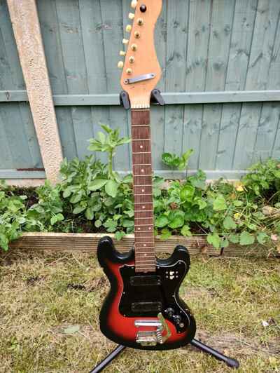 Teisco / Raver 1970??s Vintage Made In Japan Guitar. NEEDS PICKUPS