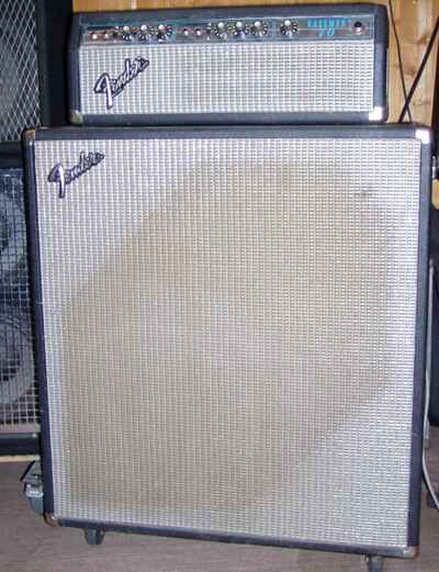 Fender Bassman 70 Amp Röhrenverstärker Verstärker + Box Bj. 1979