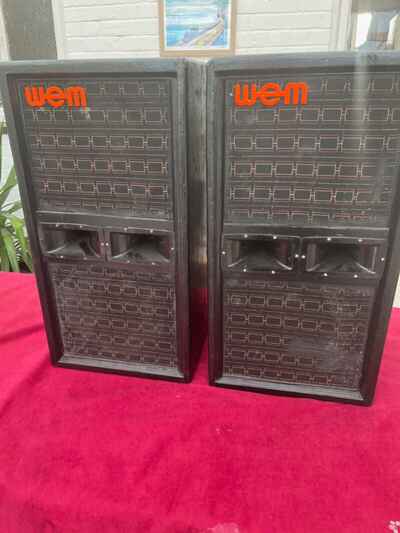 Pink Floyd rare  1971 WEM  2 x 12 plus horn cabinets designed by Peter Watts