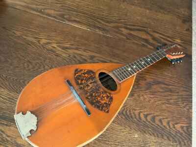 Antique Musical Instrument Mandolin, Circa 1910   "Taterbug" Paxton Label