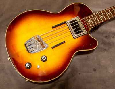 GUILD M85 Bass, Sunburst, Spruce Top, circa 1968 / 69, VERY HARD to FIND MODEL