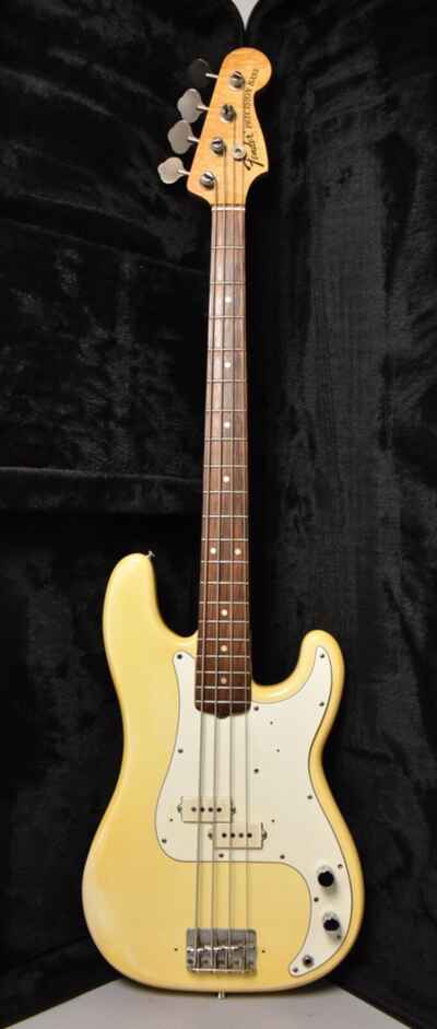 1976 Fender Precision Bass Olympic White w / HSC