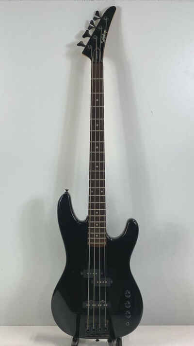 Epiphone Electric Bass Black Guitar with strap